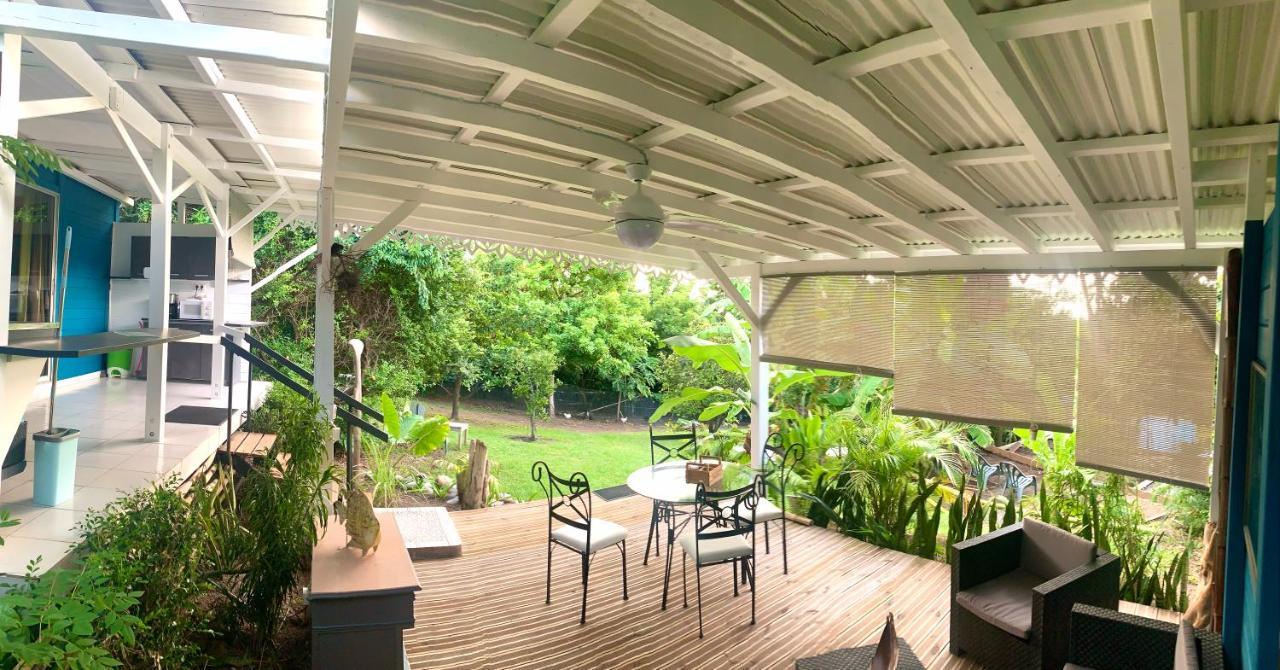 Lodge Pamplemousse Avec Piscine Privative , Dans Parc Calme A 500 M Plage Le Carbet Luaran gambar